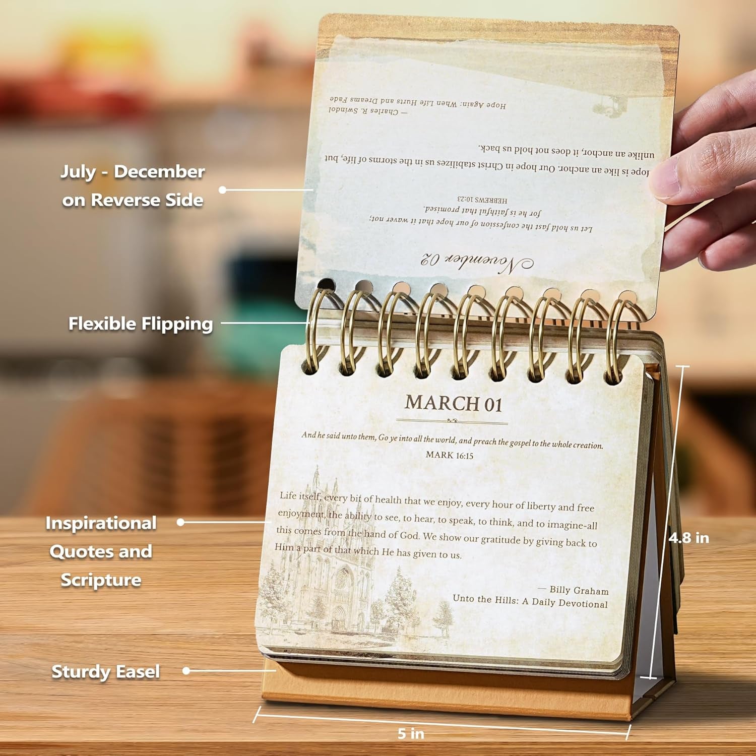 Transform Your Days with Our Inspirational Desk Calendar - A Year-Round Source of Motivation and Uplifting Thoughts