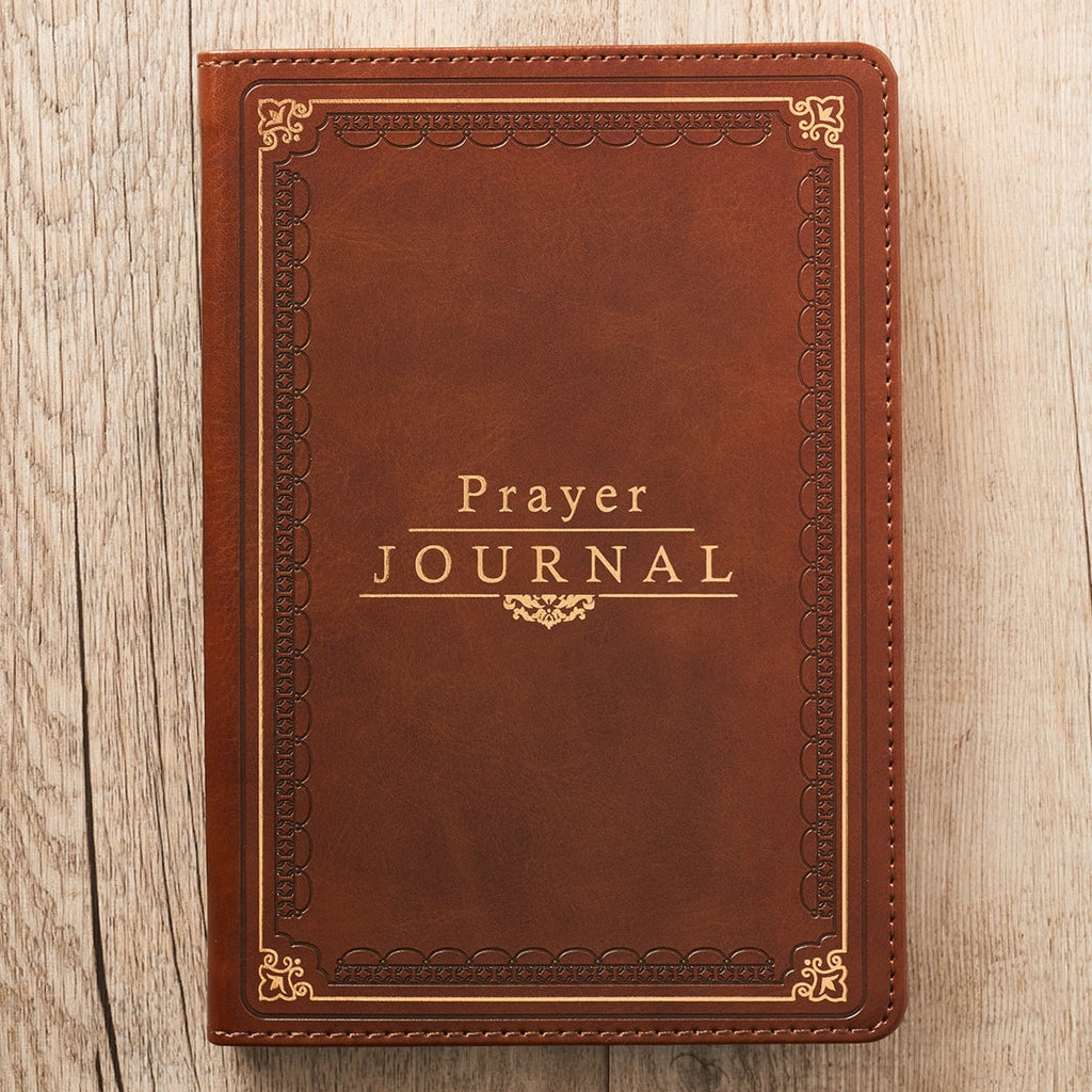Elevate Your Spiritual Journey with The Lord's Prayer Faux Leather Prayer Journal - Matthew 6: 9-13