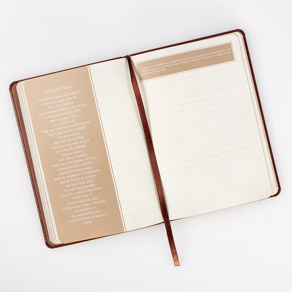 Elevate Your Spiritual Journey with The Lord's Prayer Faux Leather Prayer Journal - Matthew 6: 9-13